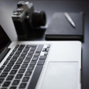 Macbook and Camera Square
