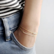Minimalist Gold Jewelry Bracelets