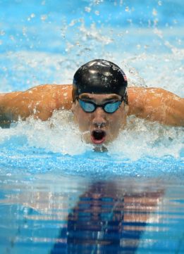 Michael Phelps Swimming Butterfly Olympics