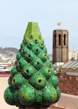Palau Güell Green Chimney