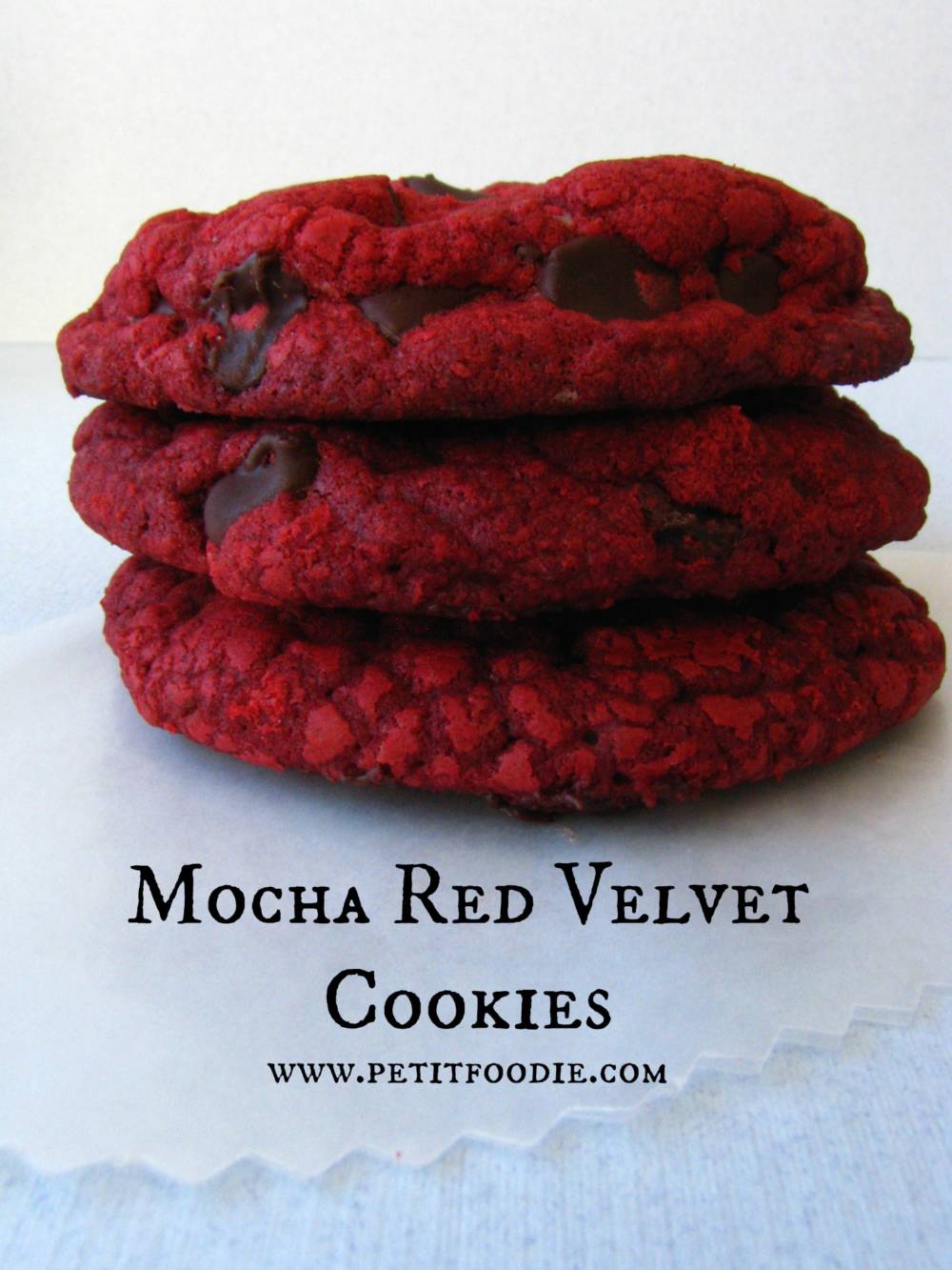 Pinterest Dessert Inspiration - Mocha Red Velvet Cookies