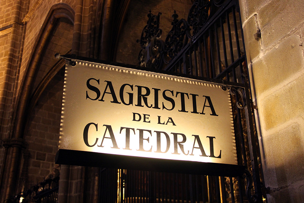 Sagrista de la Catedral de Barcelona