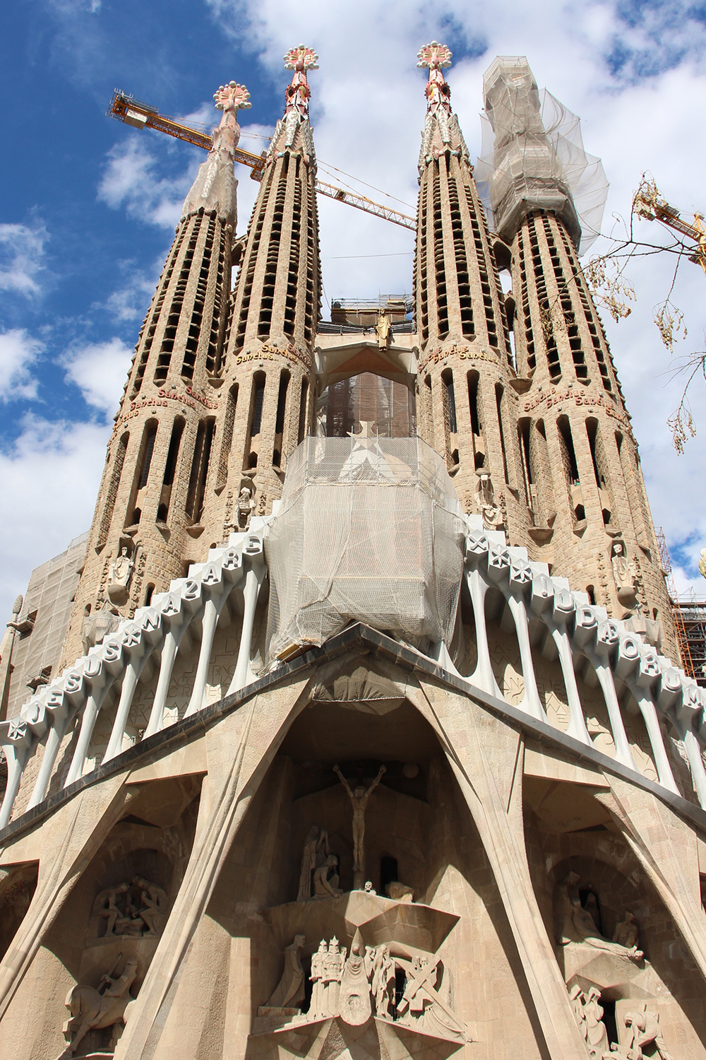 The Passion Facade of the Sagrada Familia