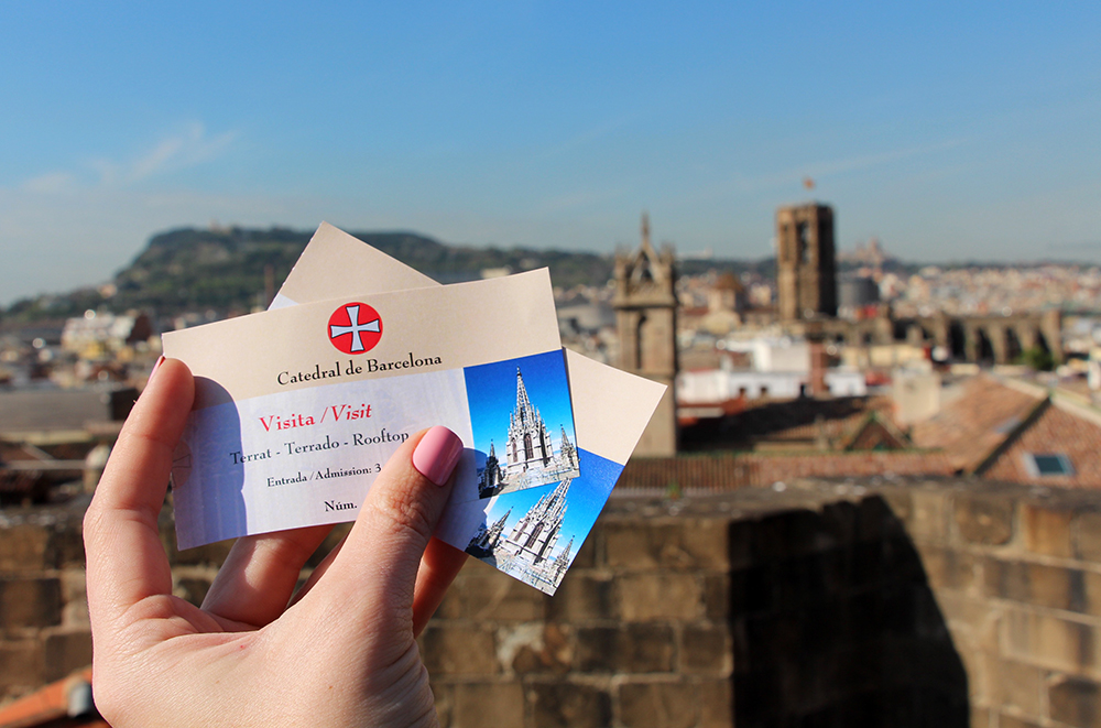 Tickets for the roof of the Catedral de Barcelona