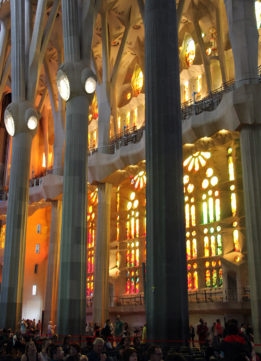 Windows Inside La Sagrada Familia