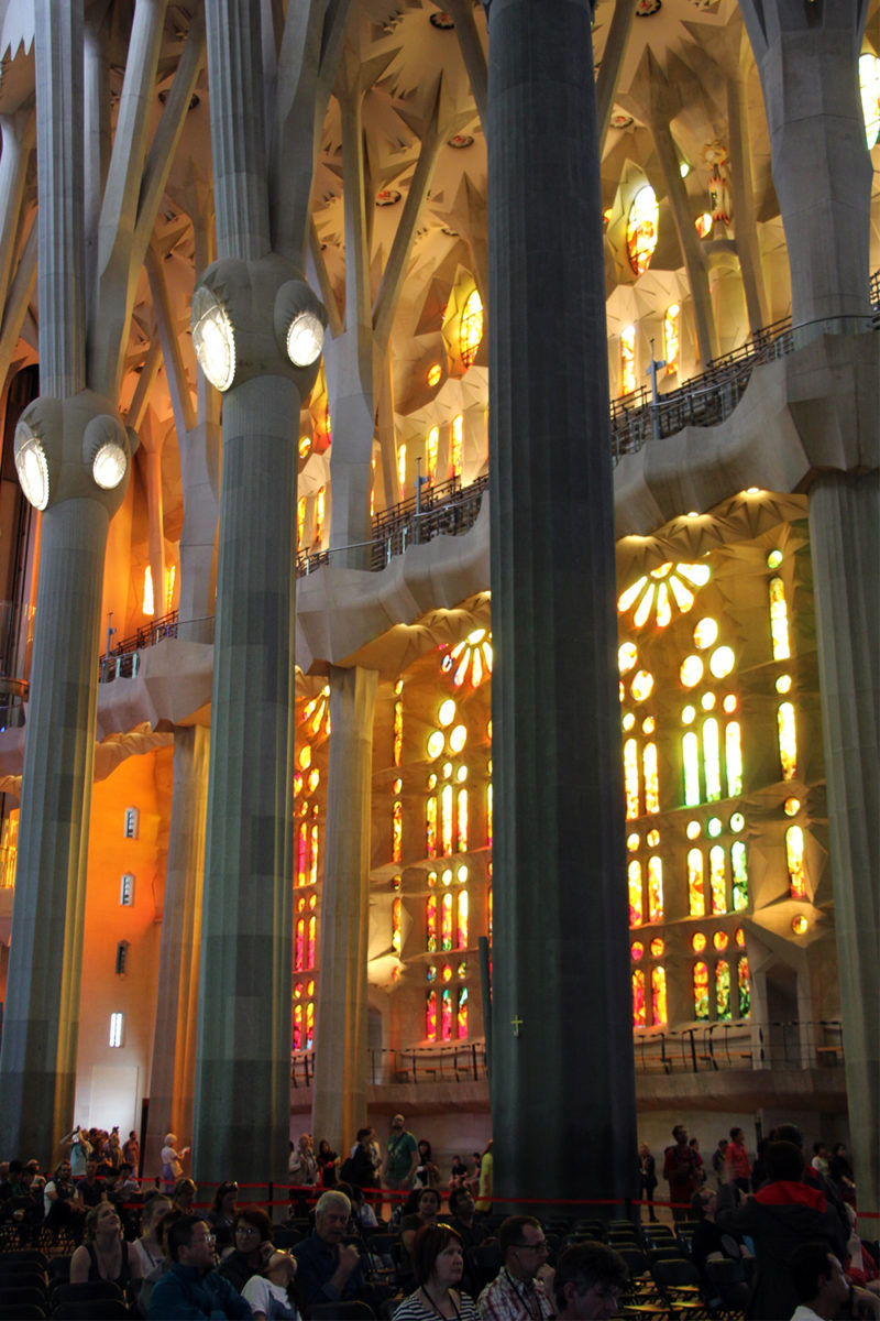 Windows Inside La Sagrada Familia