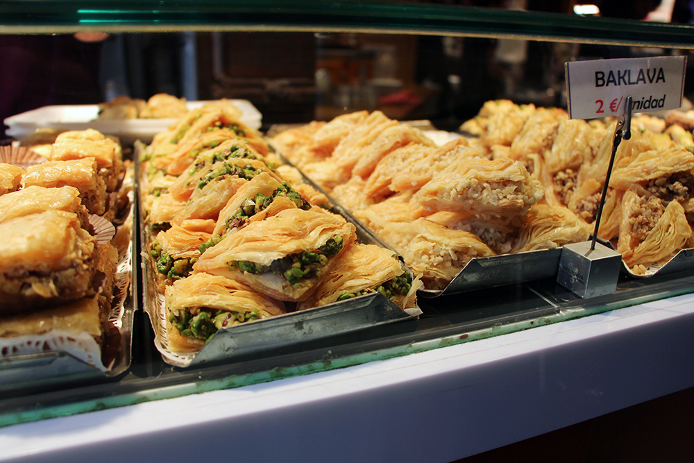 Baklava at the Mercado de San Miguel