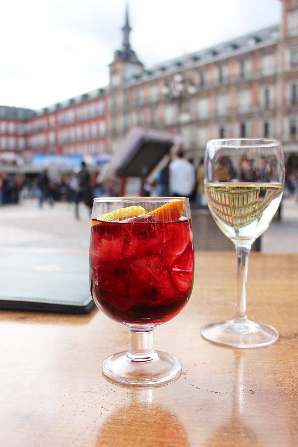 Cocktails in Plaza Mayor