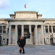 Outside the Museo Nacional Del Prado