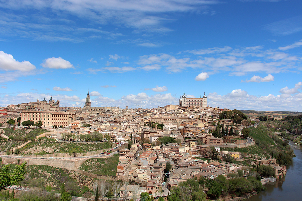 View of Toledo from the Hop On Hop Off Bus