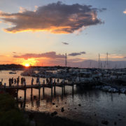Block Island Sunset at the Oar