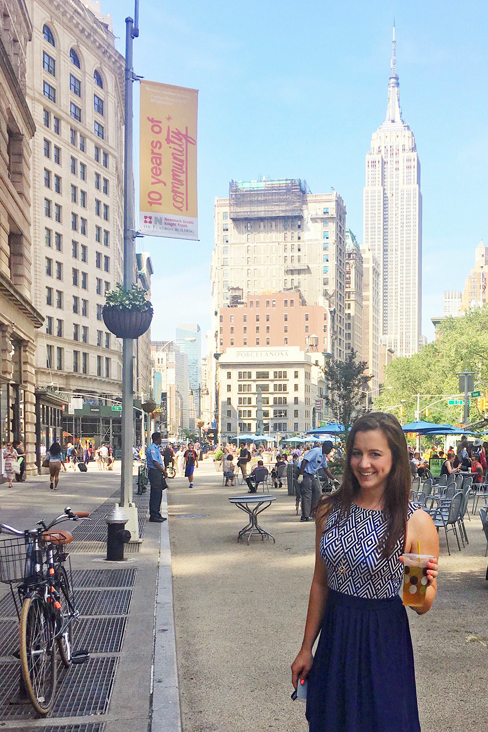 June Dress Challenge - June 21st Aztec Print Blue Dress