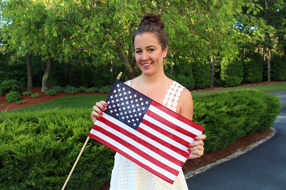 endless rose Summer Dots Dress and American Flag big