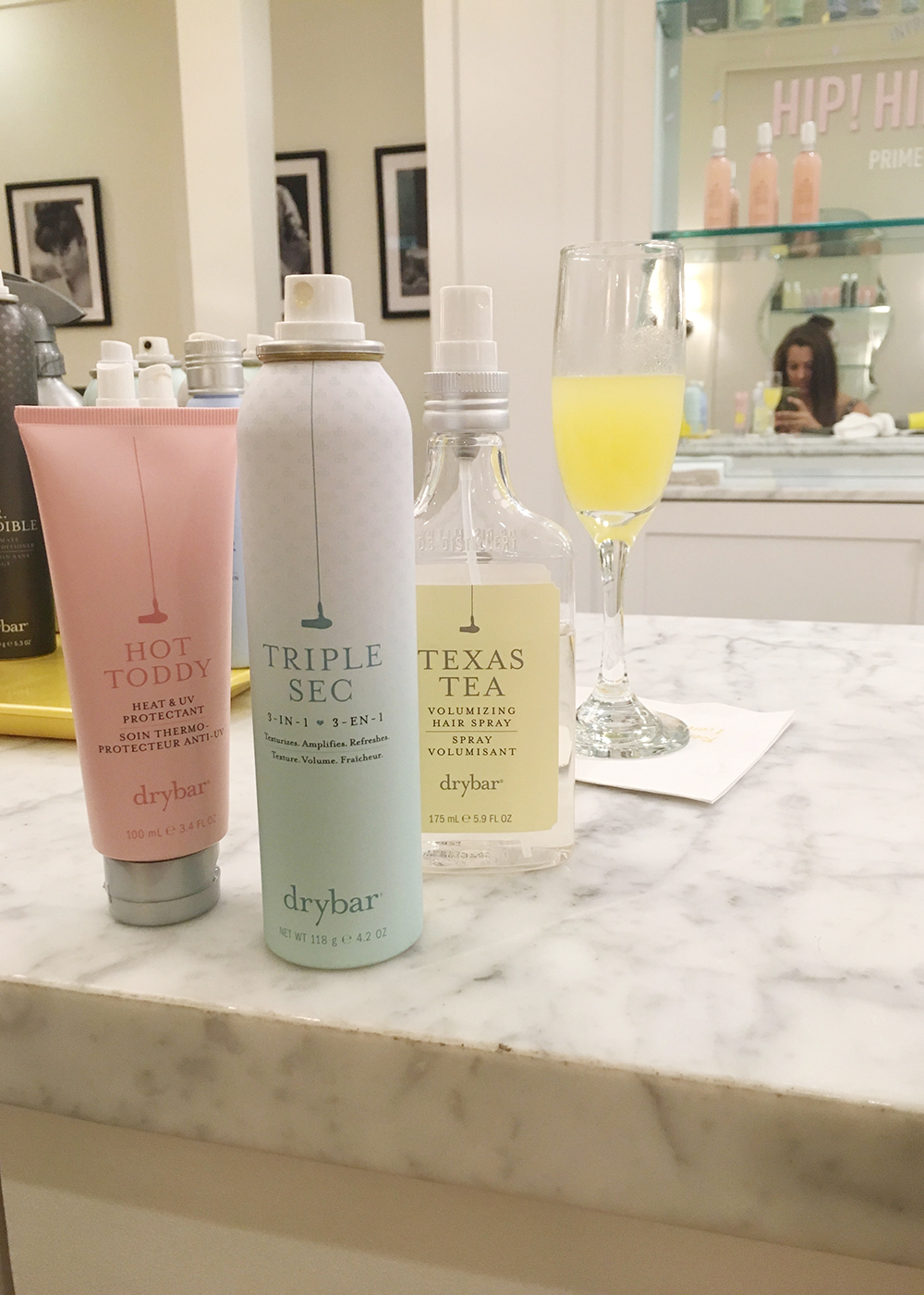 Drybar for Mal and Wes Wedding