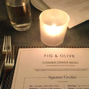 Fig and Olive Restaurant Week Summer Dinner Menu
