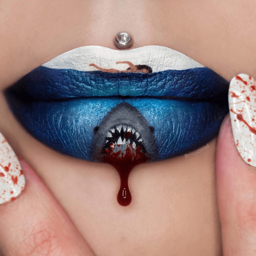 MissJazminaD Lip Art - Jaws