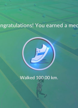 Pokémon GO Walked 100 Kilometers