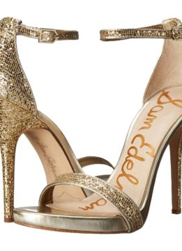 Sam Edelman Eleanor High Heels in Jute Glitz Fabric