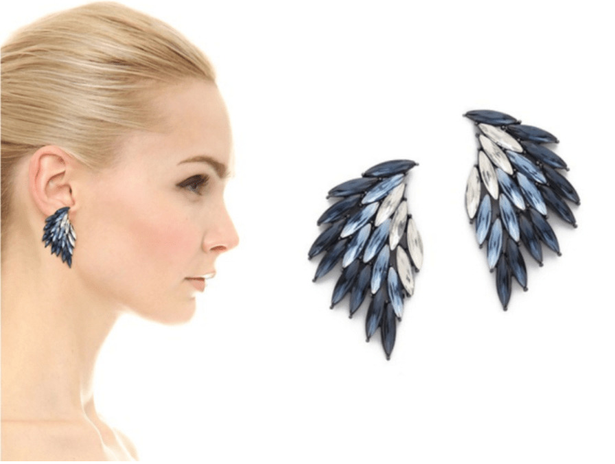 Shopbop Navy Juliet and Company Cerise Earrings in Blue Multi
