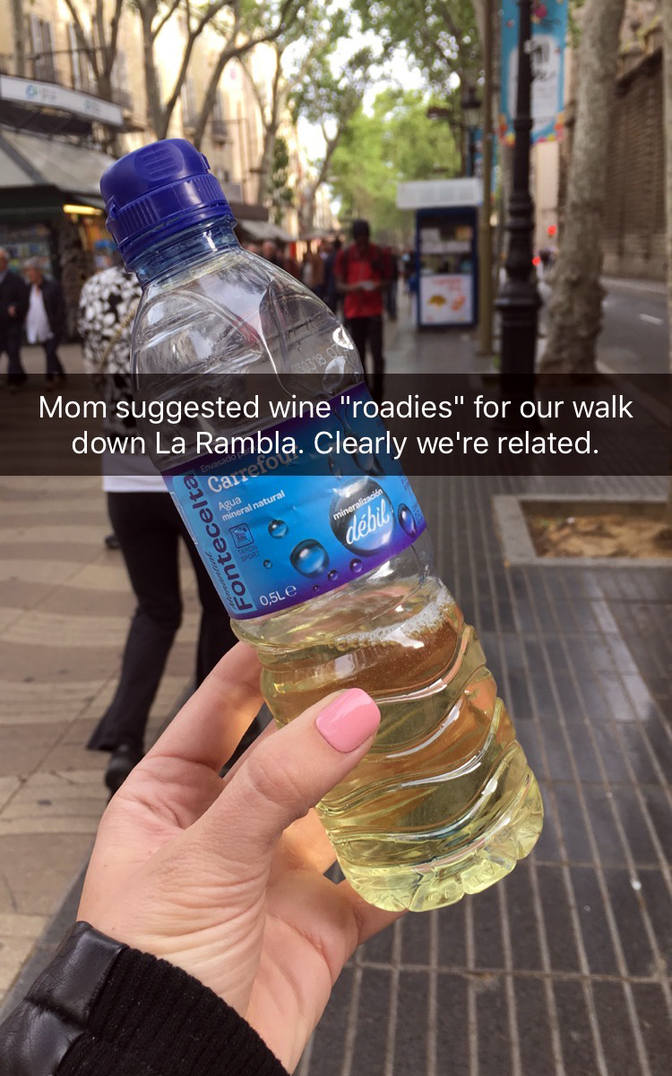 Wine on La Rambla