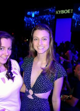 At the KYBOE New York Fashion Week Show