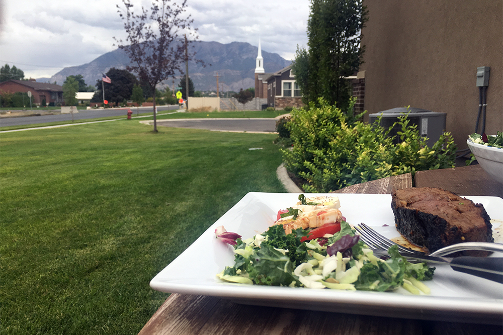 Dinner Outside in Utah
