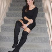 Fashion Blogger wearing Suede Over the Knee Boots.jpg
