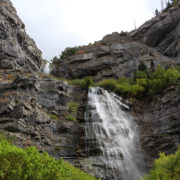 The Top of Bridal Veil Falls in Provo Canyon