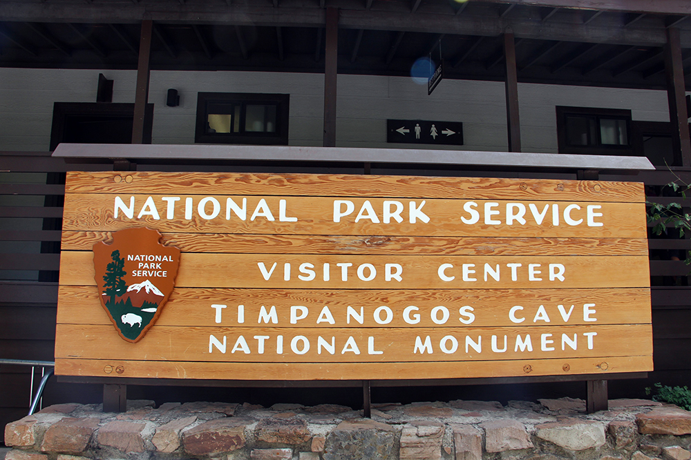 Timpanogos Cave National Monument Parks Sign