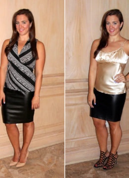 Leather Pencil Skirt