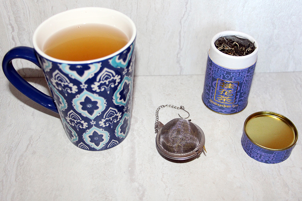 Brewed Osmanthus Green Tea from China