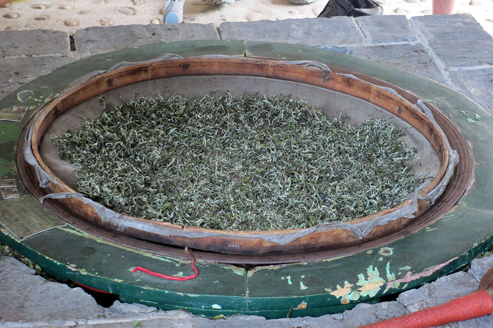 Osmanthus Tea Drying in China
