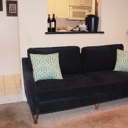 Blue Chenille Couch in My Living Roomjpg