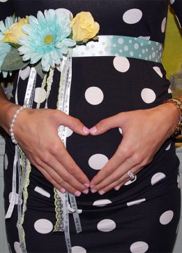 Baby Shower Sash and Heart
