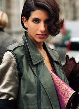 Deena Abdulaziz Al-Saud in Army Green