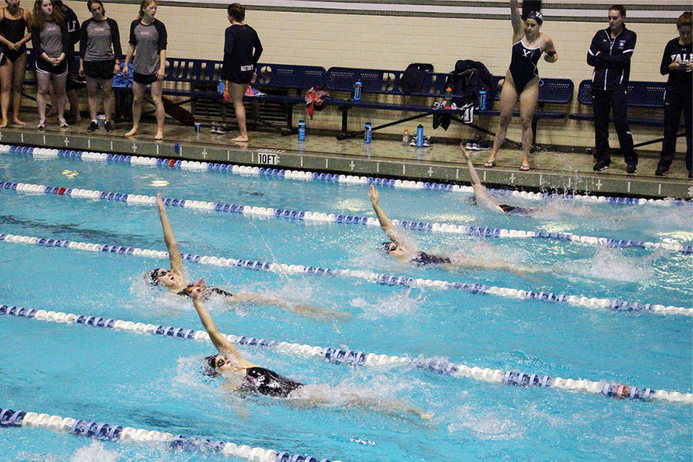 Ivy League Swimming Backstroke