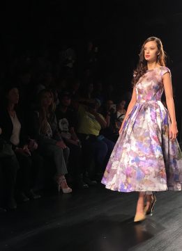 Pastel Dress at New York Fashion Week Irina Vitjaz