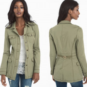 White House Black Market Military Field Jacket