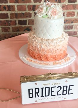Gifts for the Bride Kate Spade Wedding Belles Bride2be License Plate Clutch