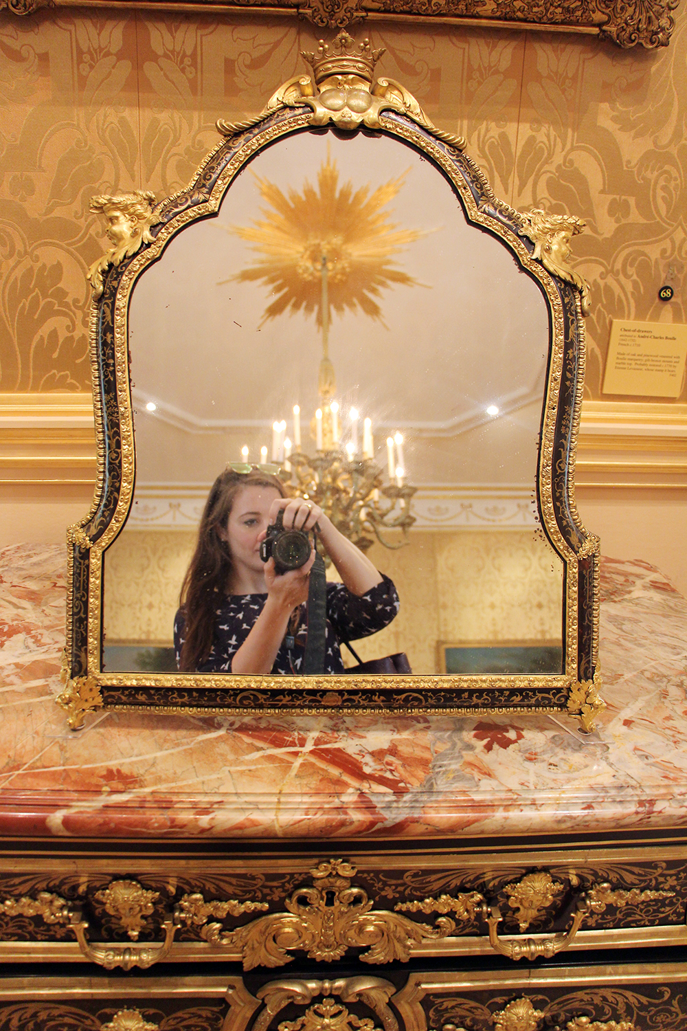 Mirror Selfie in the Billiard Room at the Wallace Collection