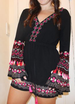 RahiCali Rosa Romance Romper from Shopbop