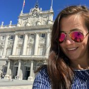 Selfie at the Royal Palace of Madrid