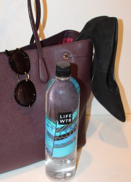 Sparkles and Shoes What is in My Bag with LIFEWTR