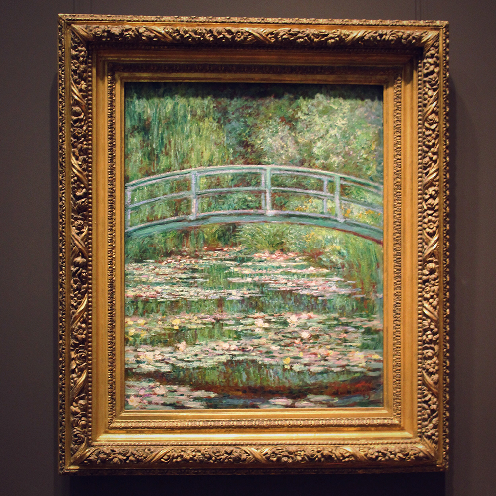 Claude Monet's Painting Bridge over a Pond of Water Lilies at The Met