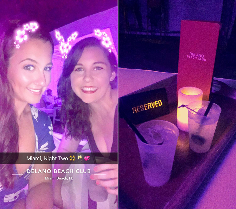Drinks with Ali at Delano South Beach Miami