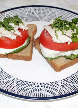 Open Faced Chicken TBM Sandwich