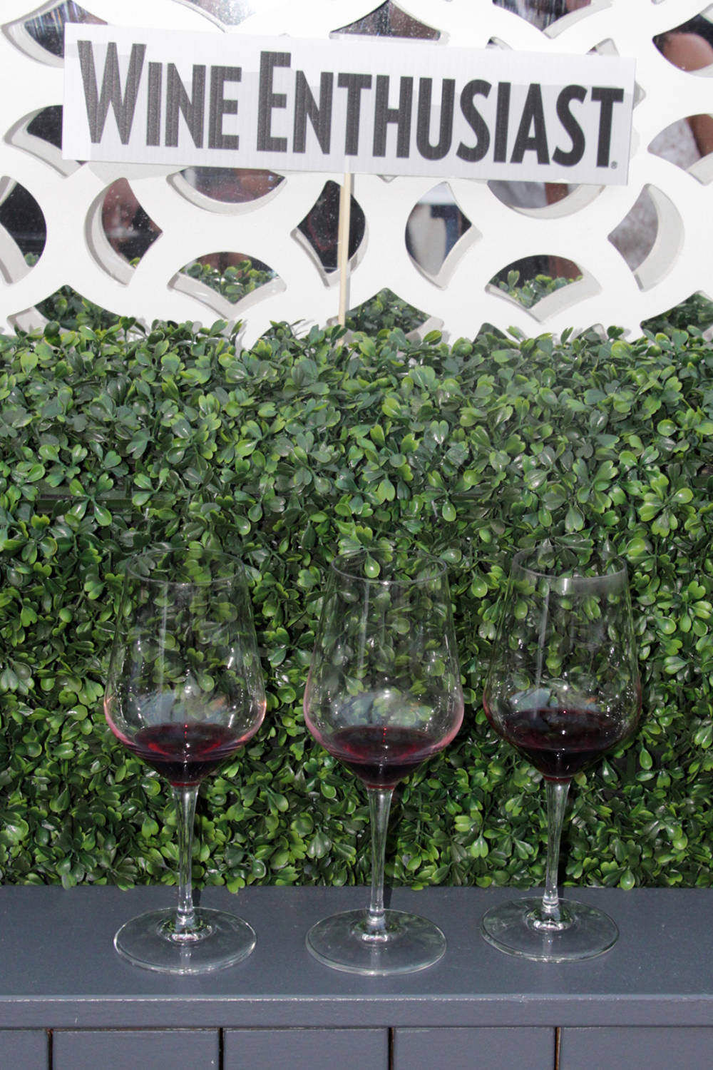 Red Wine at The Wine Enthusiast Launch Party at La Sirena