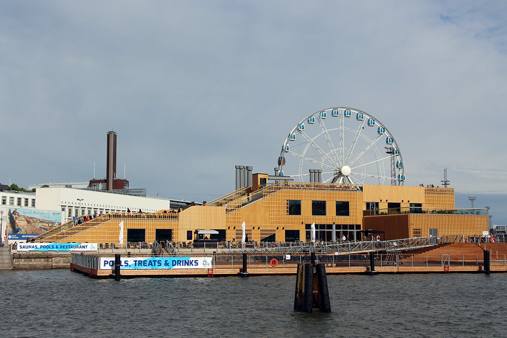 Allas Sea Pool from the Harbor