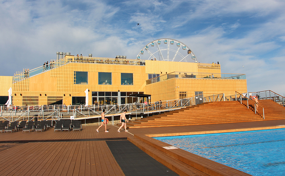 From the Deck of the Allas Sea Pool.
