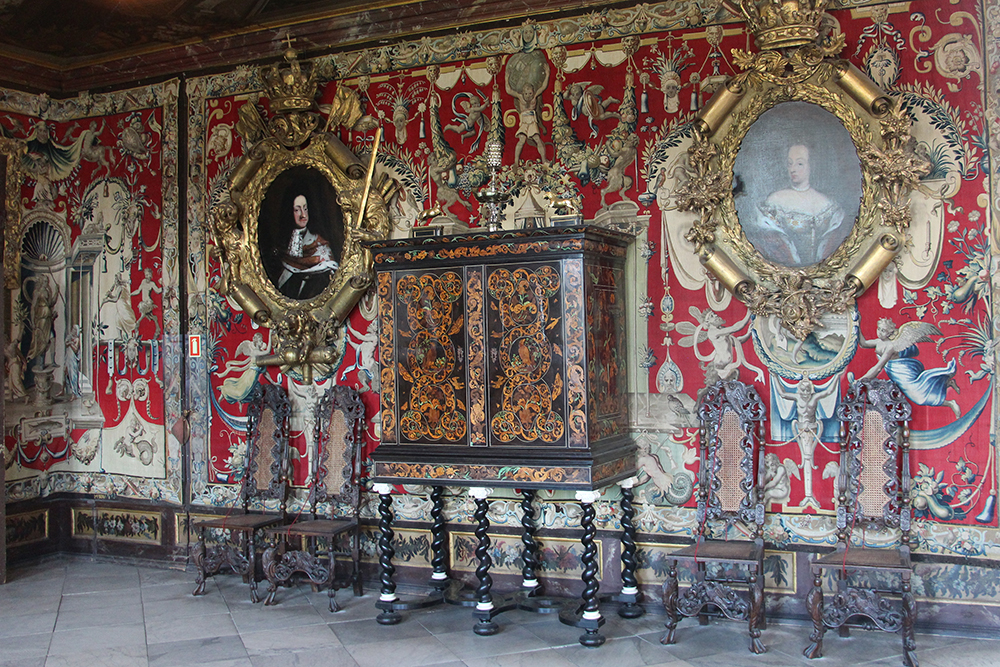 Inside Rosenborg Castle